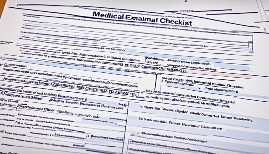 Comprehensive Medical Examination Checklist