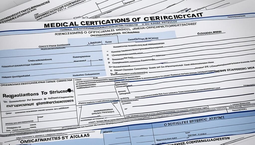 Regulations and Oversight of Medical Certificates