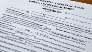 independent contractor agreement