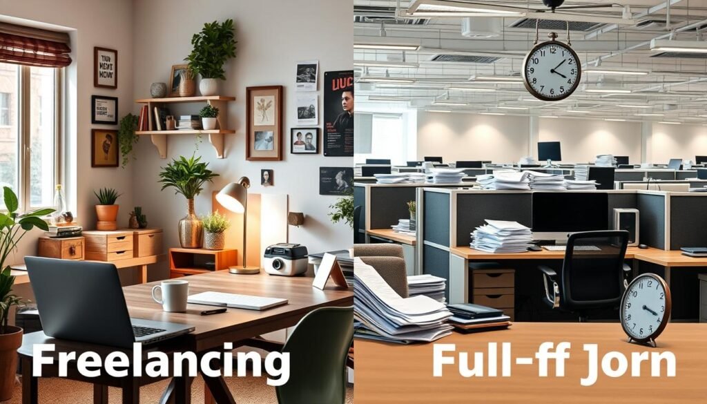 freelancing vs full-time job