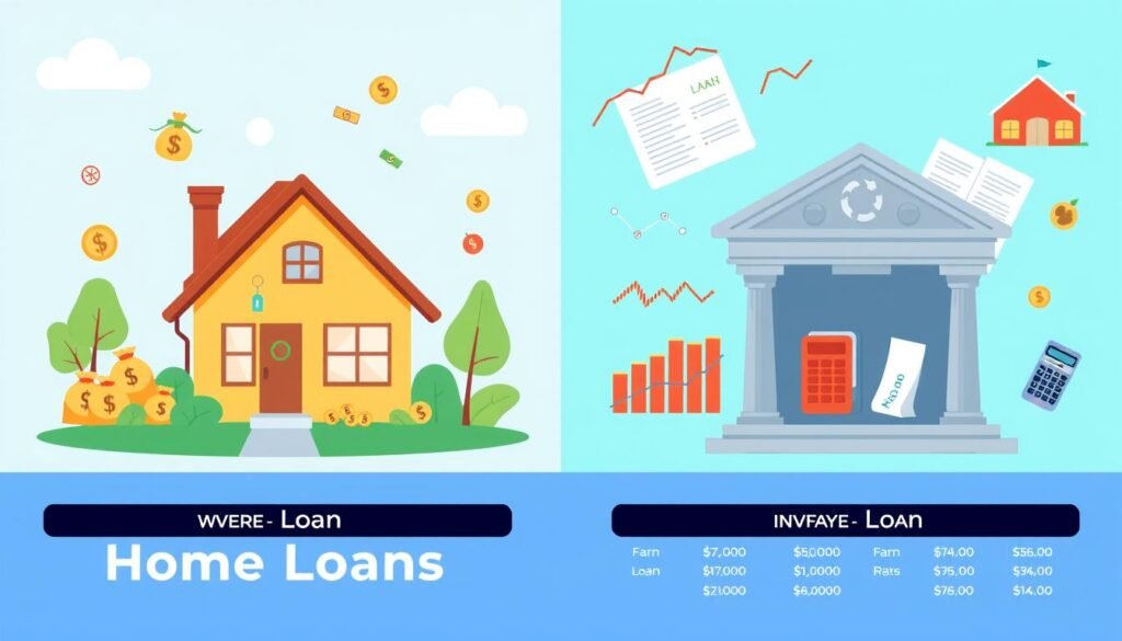 home loan vs mortgage